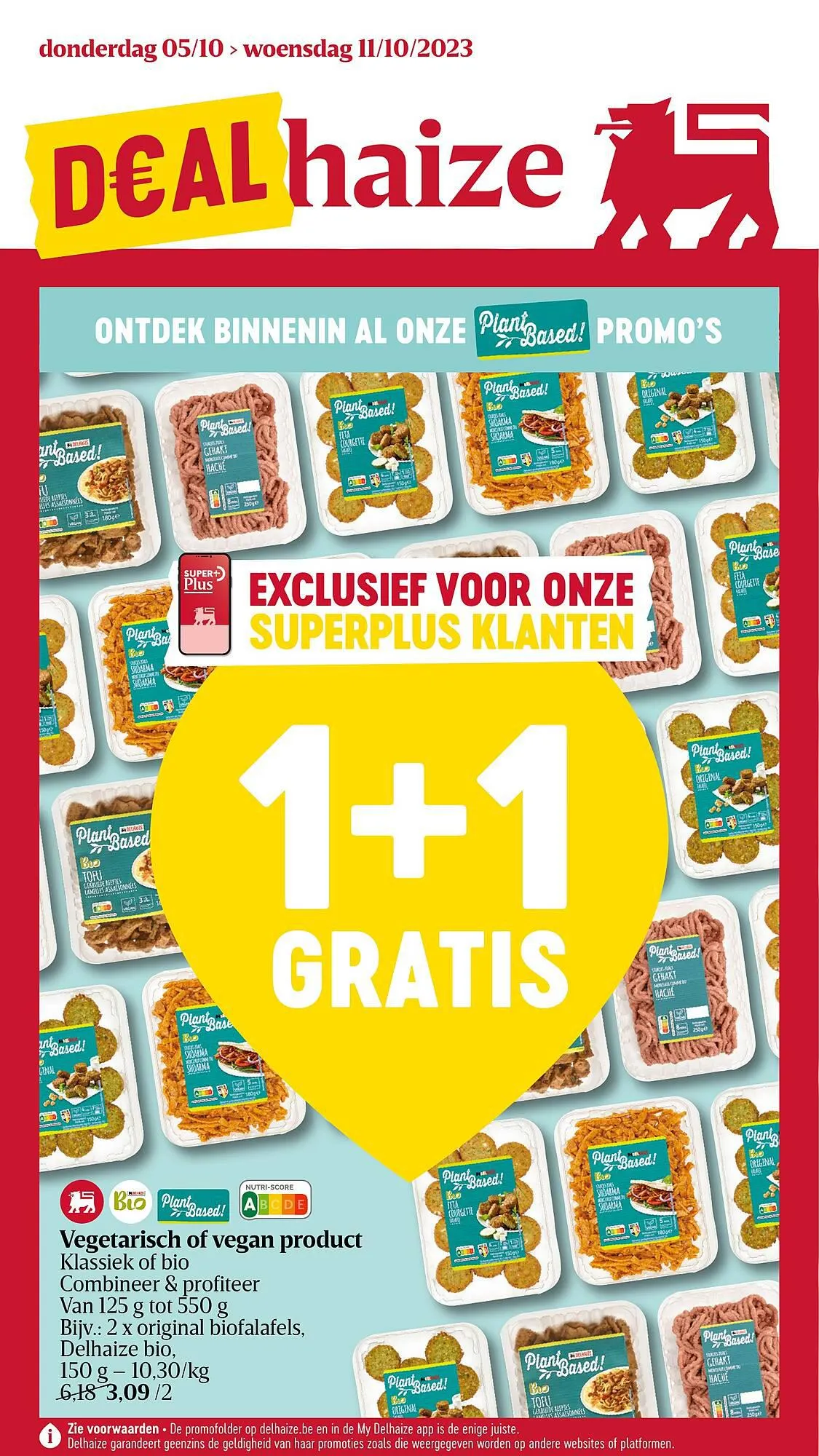 AD Delhaize folder van 5 oktober tot 11 oktober 2023 - folder pagina 1