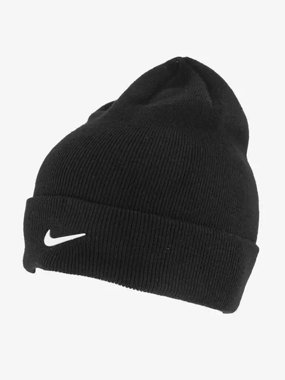 Zwarte K NK Peak Beanie SC SWSH