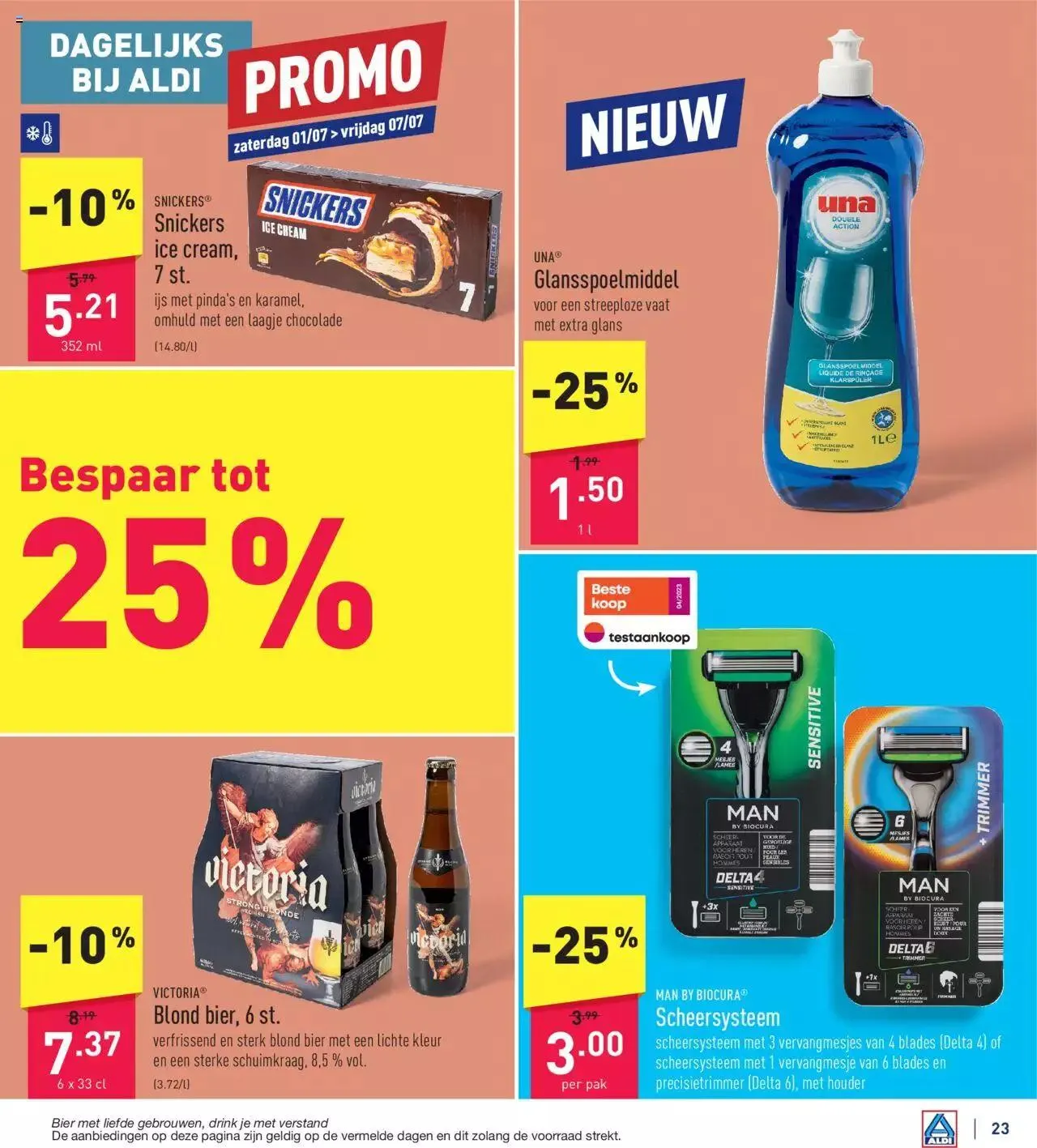 Aldi folder week 26 van 2 juli tot 31 december 2023 - folder pagina 23