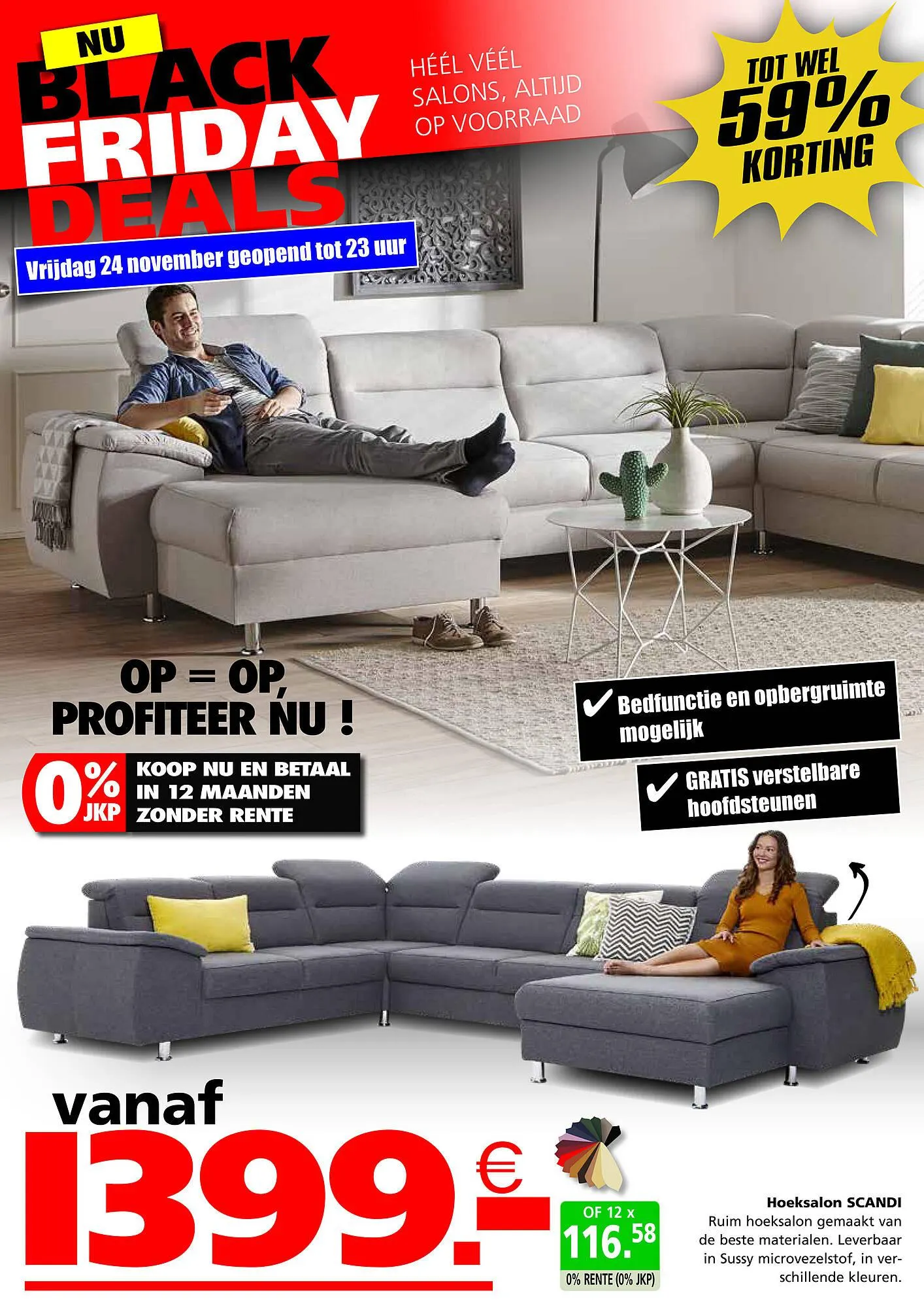 Seats And Sofas Folder van 20 november tot 24 november 2023 - folder pagina 9