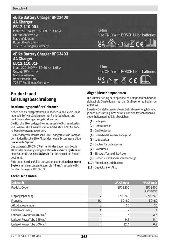 Electric Bike Manual van 12 februari tot 12 augustus 2025 - folder pagina 368