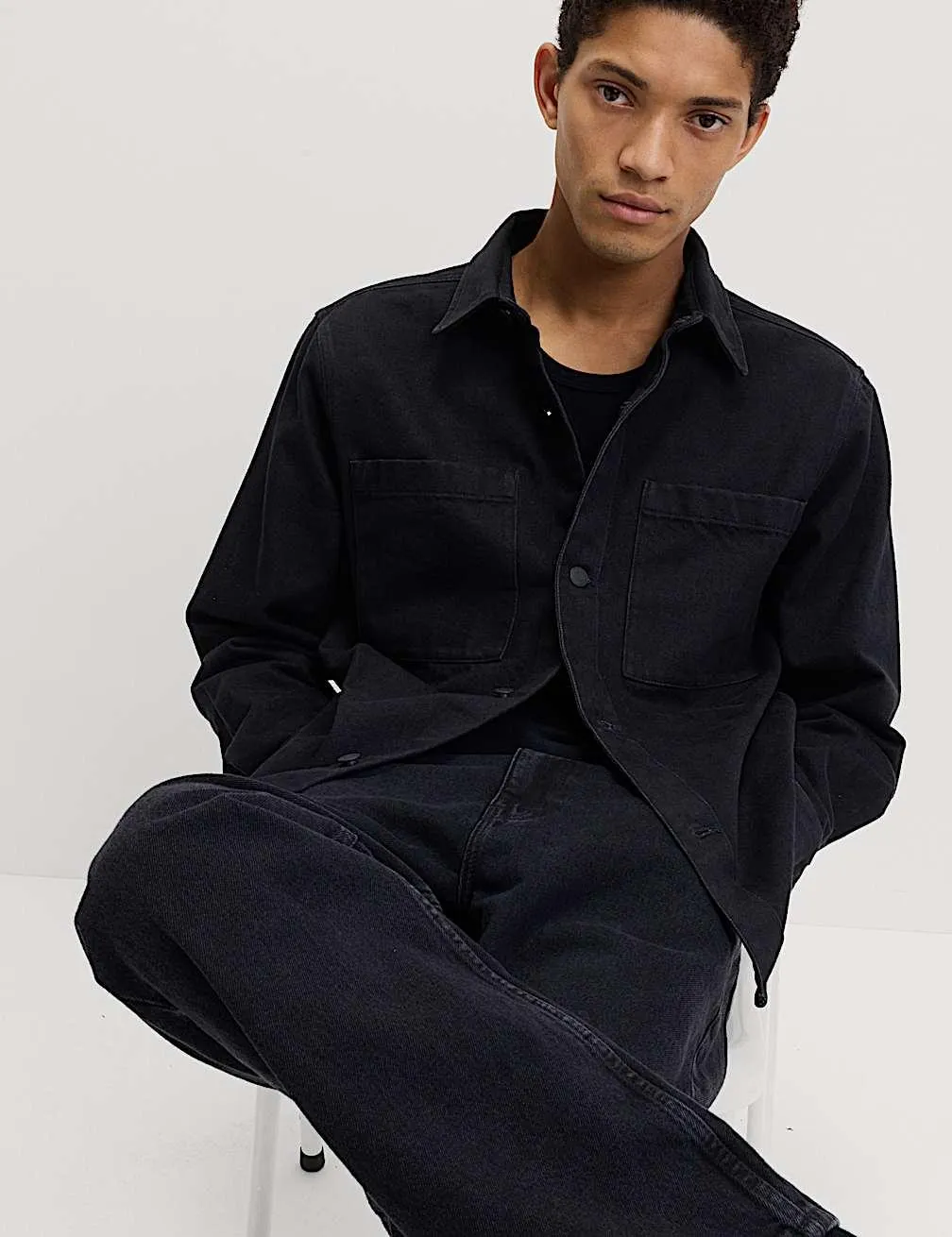Regular Fit Denim Overshirt