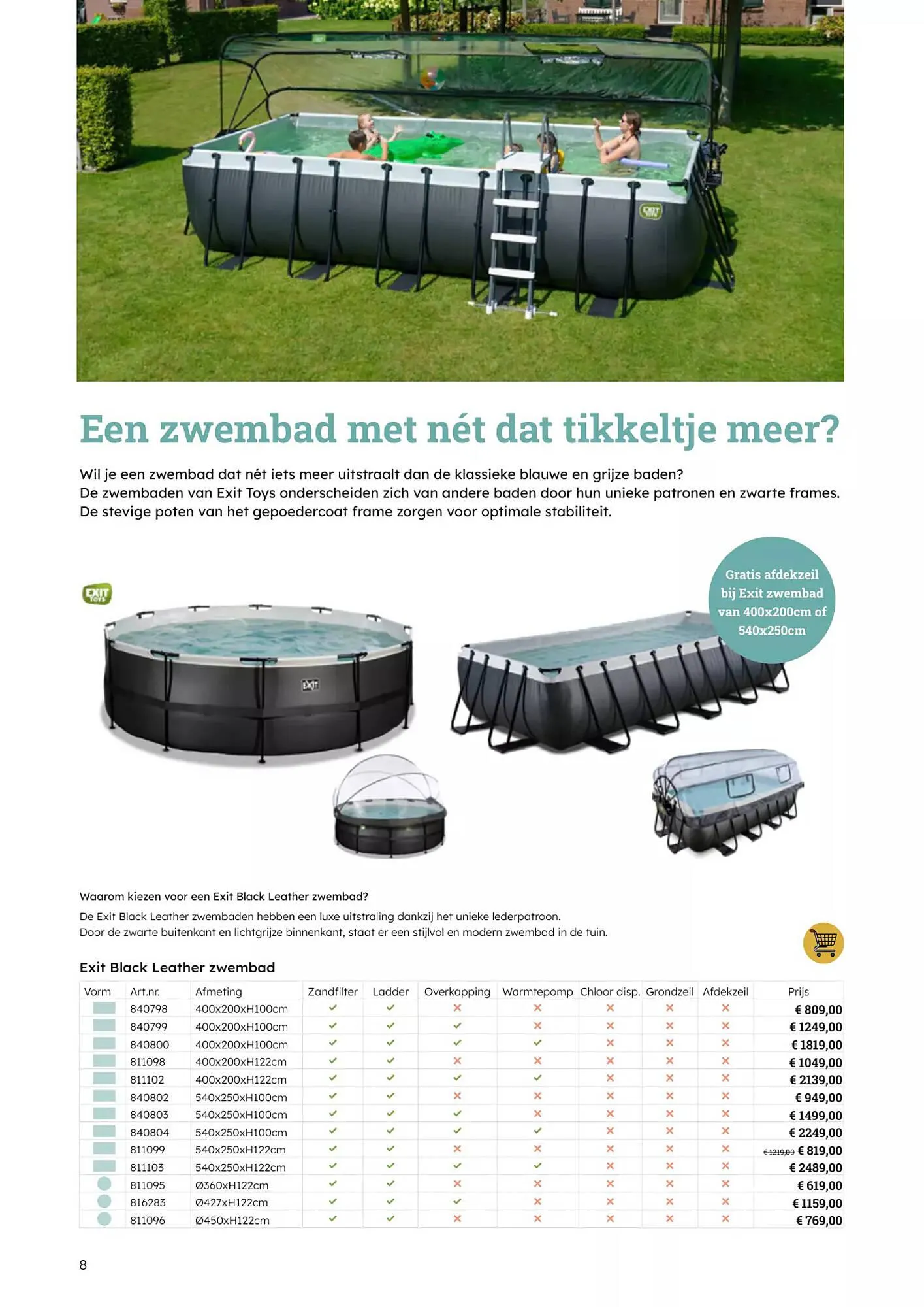 Multi Bazar Zwembadfolder van 28 augustus tot 28 augustus 2023 - folder pagina 8