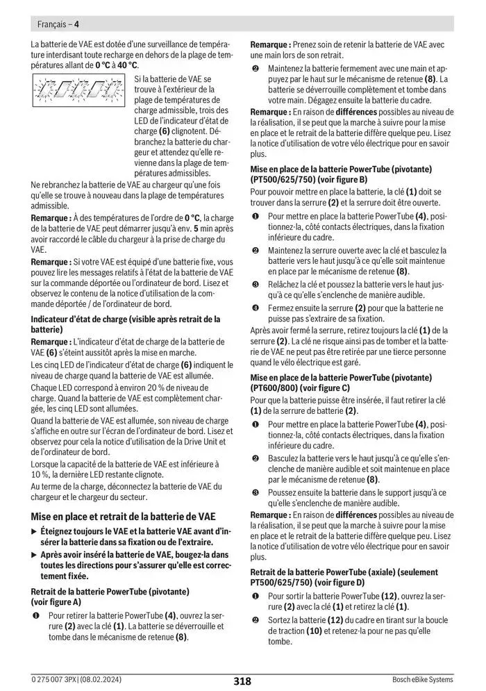 Electric Bike Manual van 12 februari tot 12 augustus 2025 - folder pagina 318