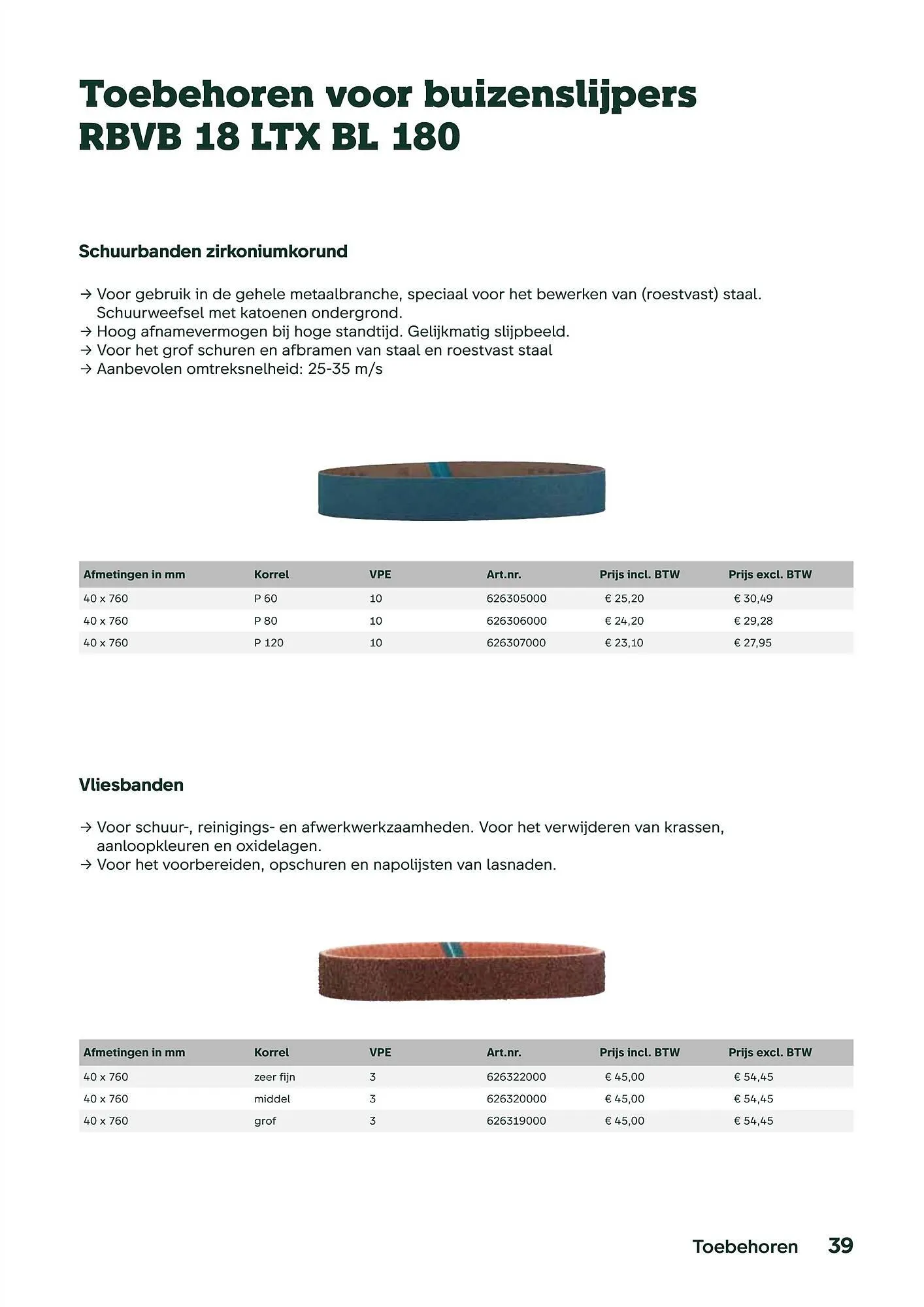 Metabo folder van 17 september tot 31 maart 2026 - folder pagina 39