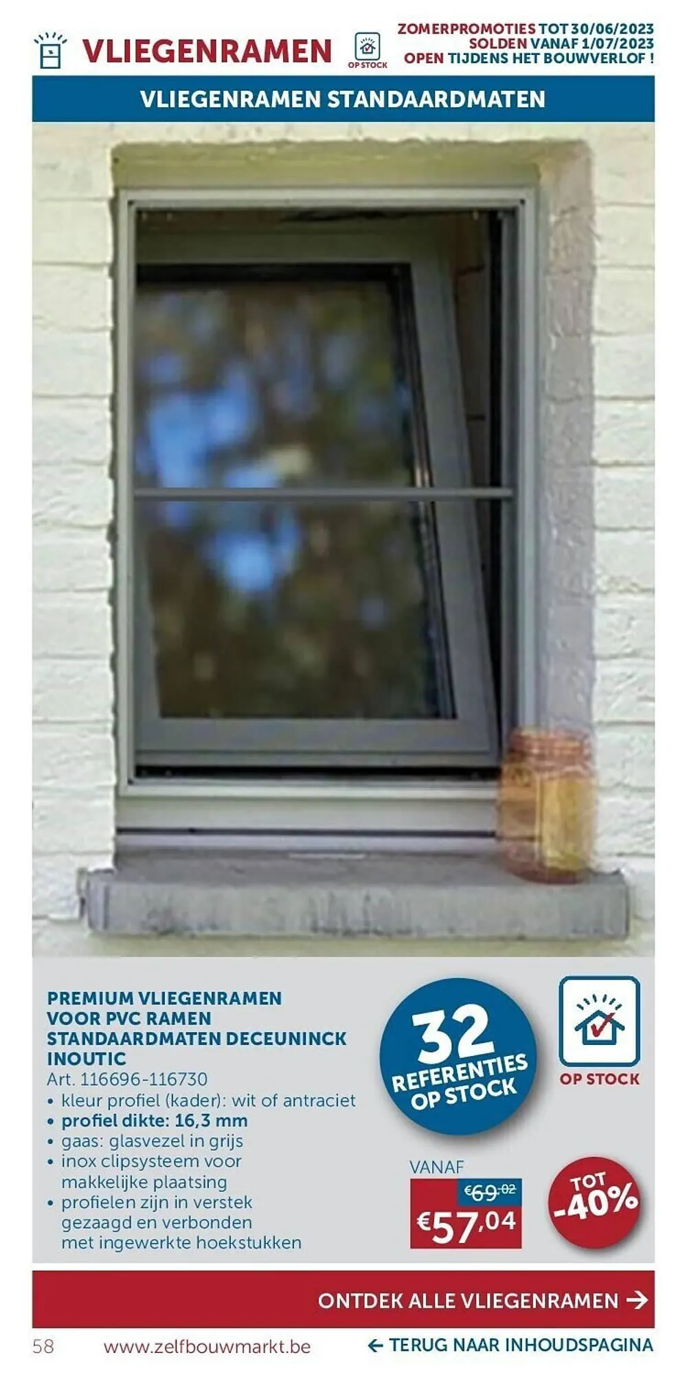 Zelfbouwmarkt folder van 20 juni tot 17 juli 2023 - folder pagina 58