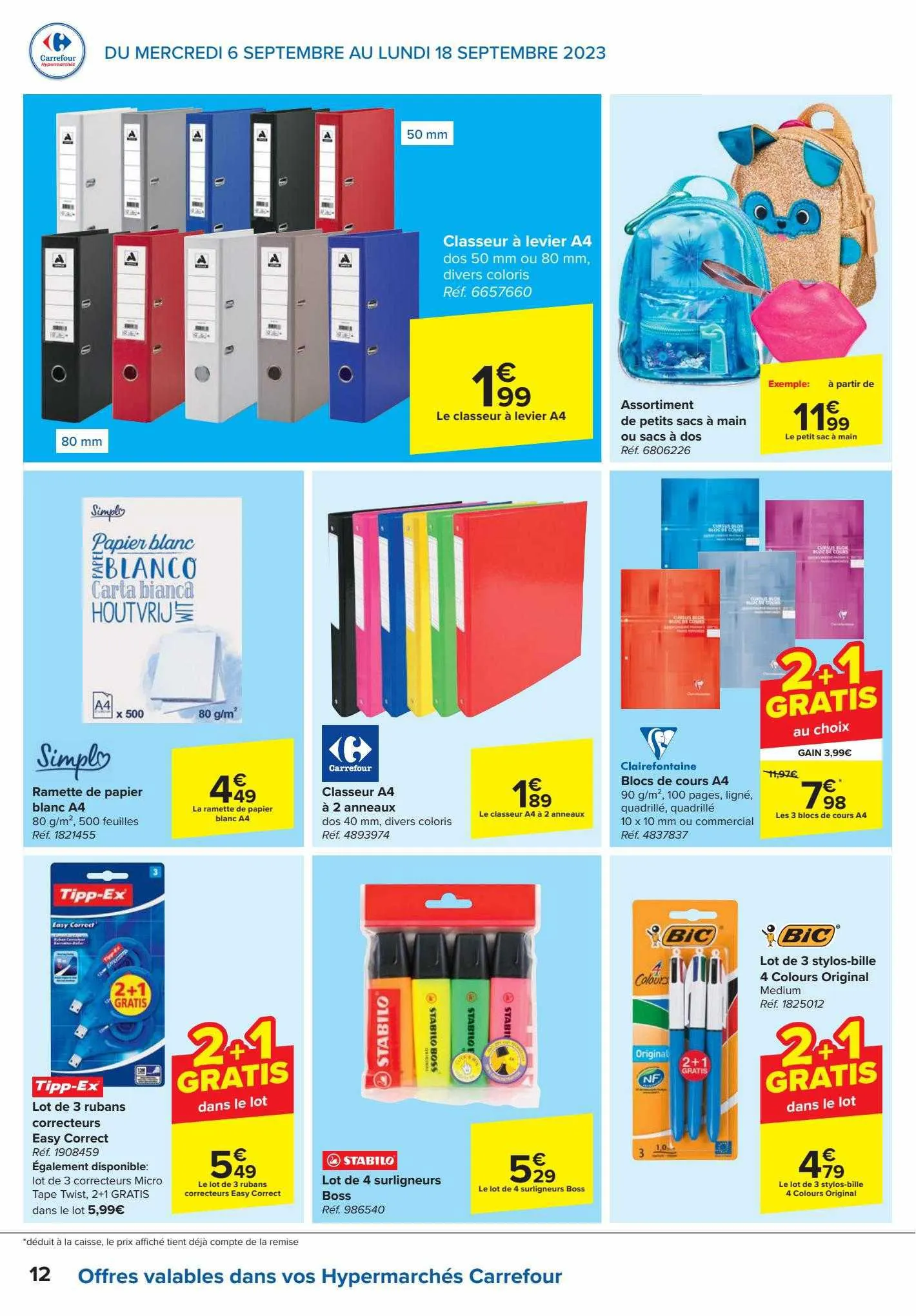 Carrefour Express Folder (FR) van 15 september tot 15 september 2023 - folder pagina 12
