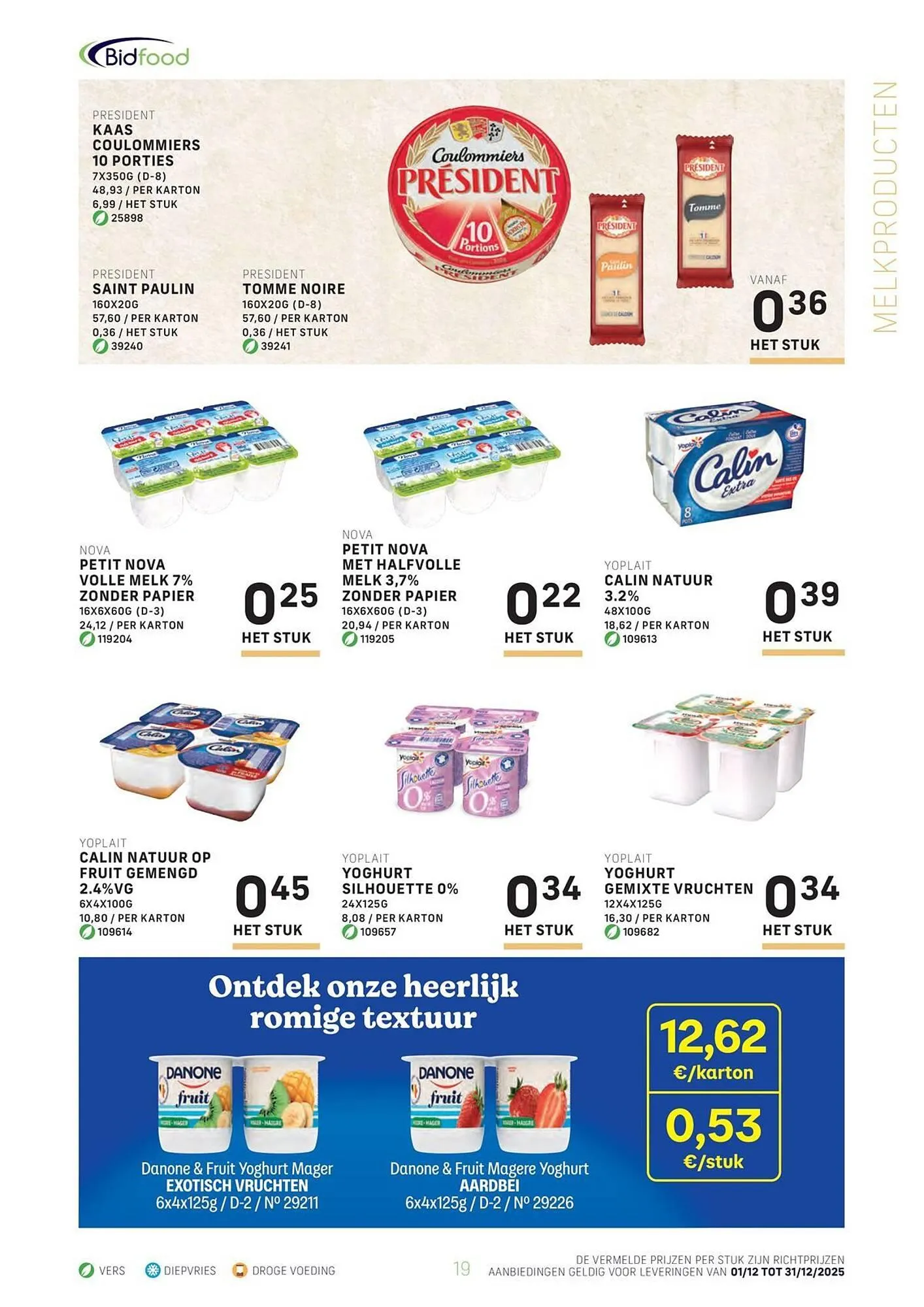 Bidfood magazine van 2 december tot 31 december 2025 - folder pagina 19