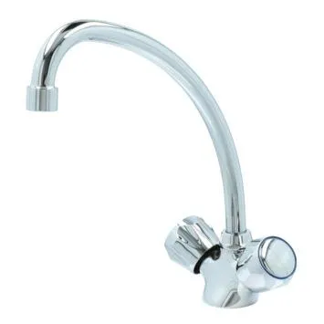 Handson keukenkraan Thomas 2-knops chroom