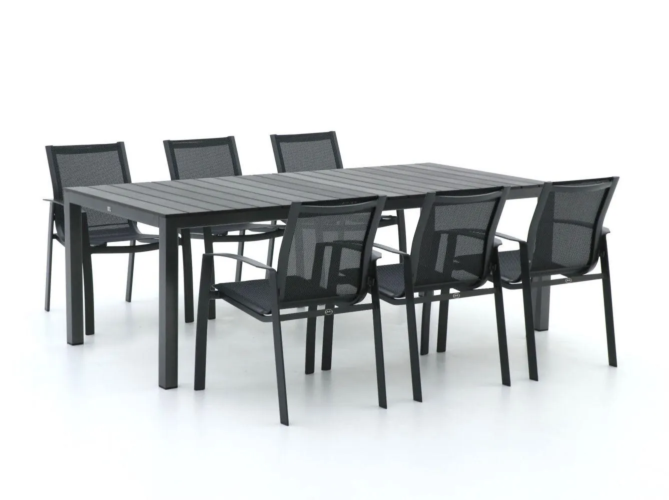 R&S Design Altea/Fidenza 220cm dining tuinset 7-delig stapelbaar