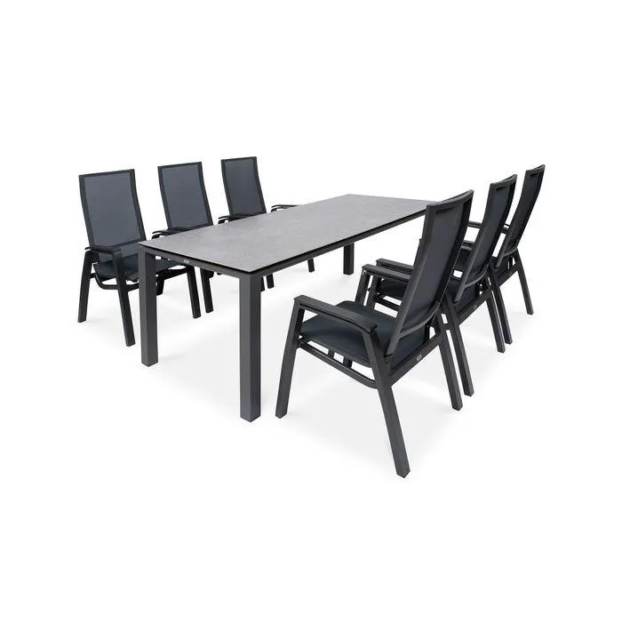 Concept tuintafel | lava aluminium | beton look