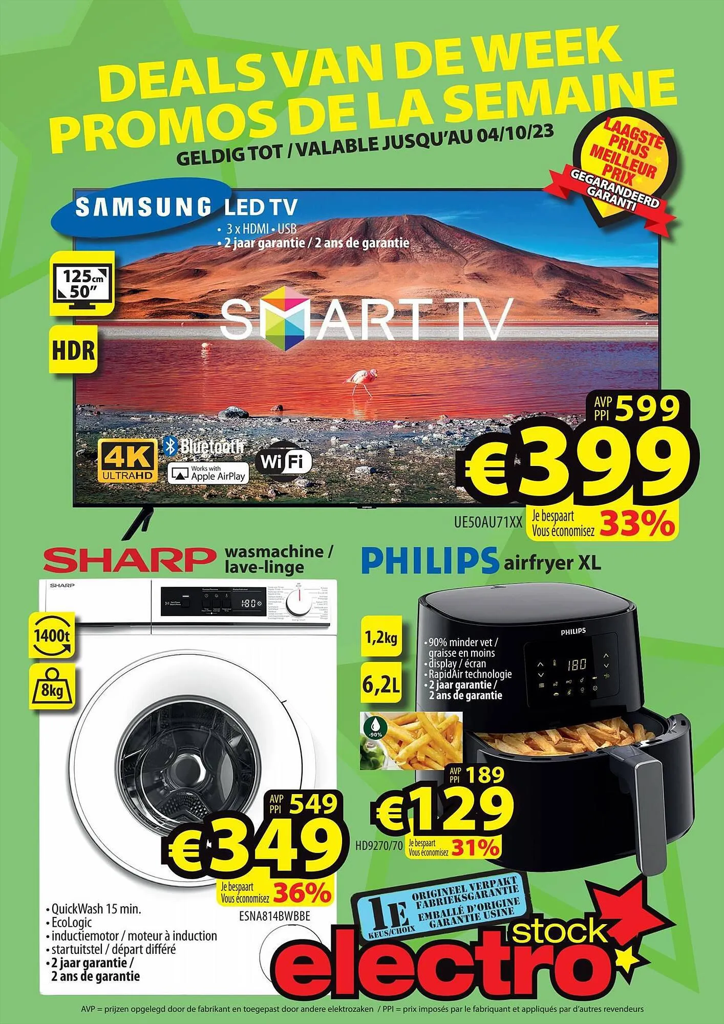 ElectroStock folder van 20 september tot 4 oktober 2023 - folder pagina 1