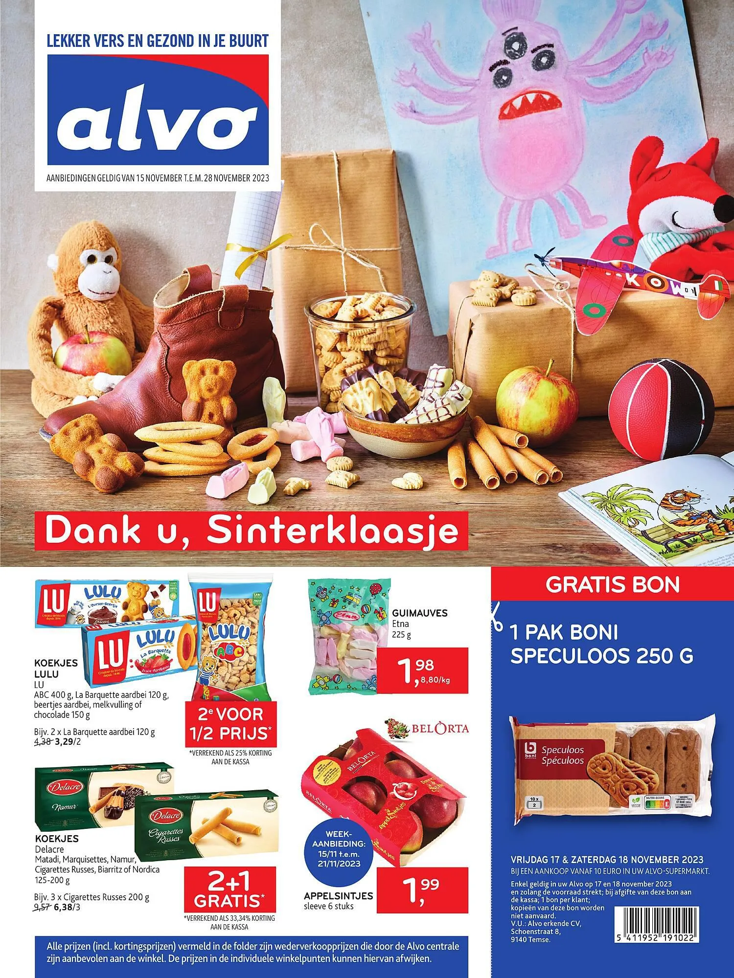 Alvo folder van 15 november tot 28 november 2023 - folder pagina 1