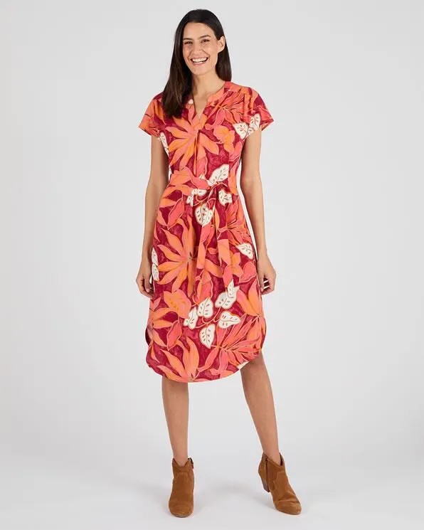 Climatyl jurk van zuivere viscose