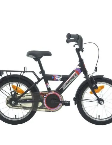 BIKE FUN KINDERFIETS AIRFORCE 18 ZWART/ROOD