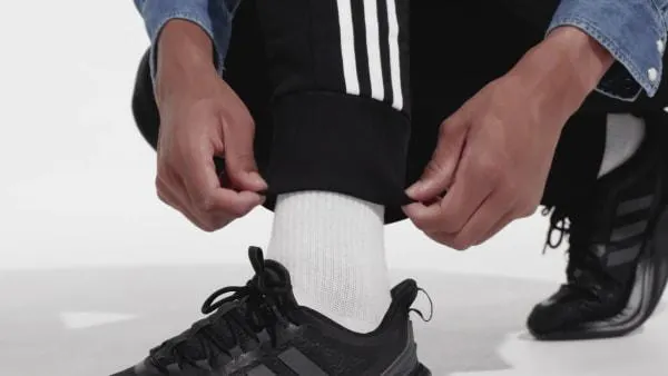 Essentials French Terry Tapered Cuff 3-Stripes Pants