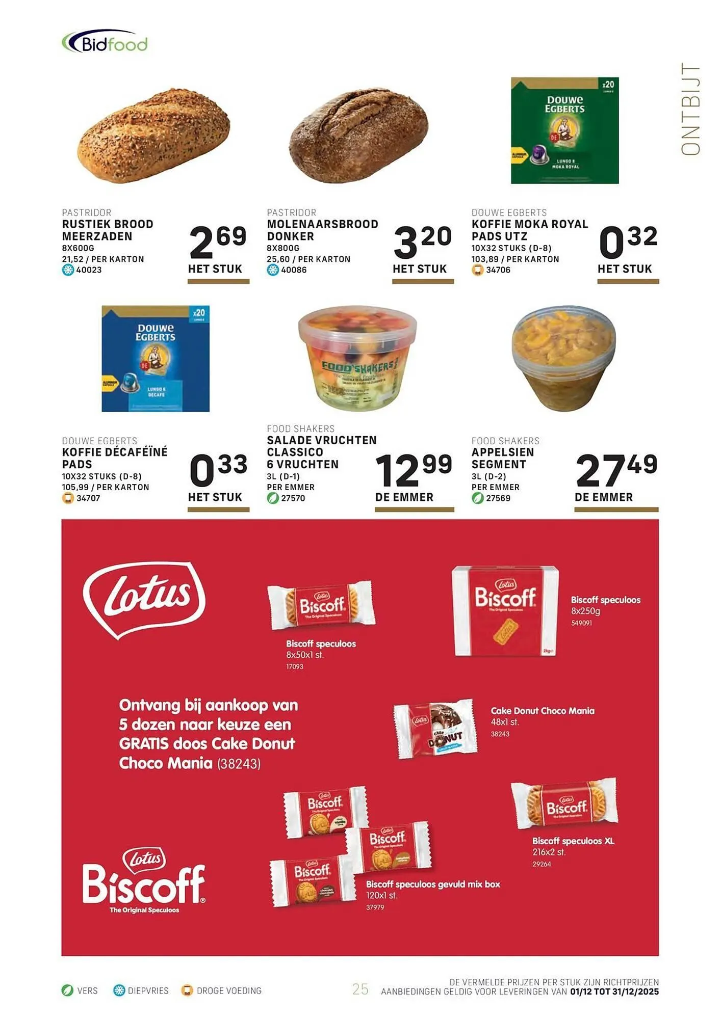 Bidfood magazine van 2 december tot 31 december 2025 - folder pagina 25