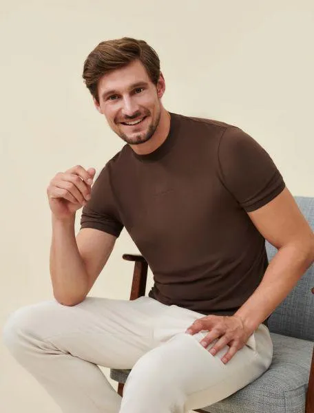 Darione T-shirt Donkerbruin