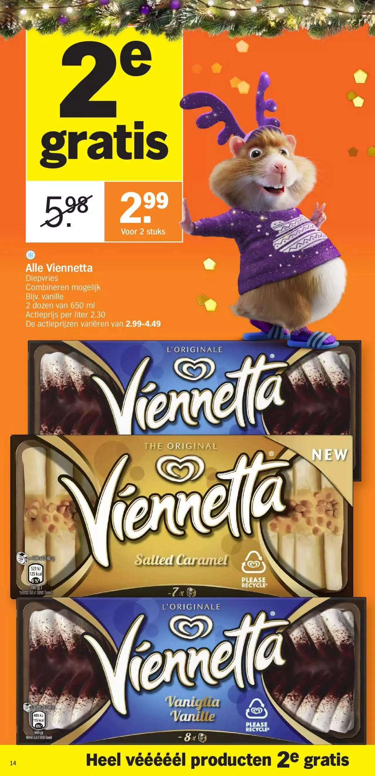 Albert Heijn folder week / de la semaine 50 van 17 december tot 31 december 2023 - folder pagina 14