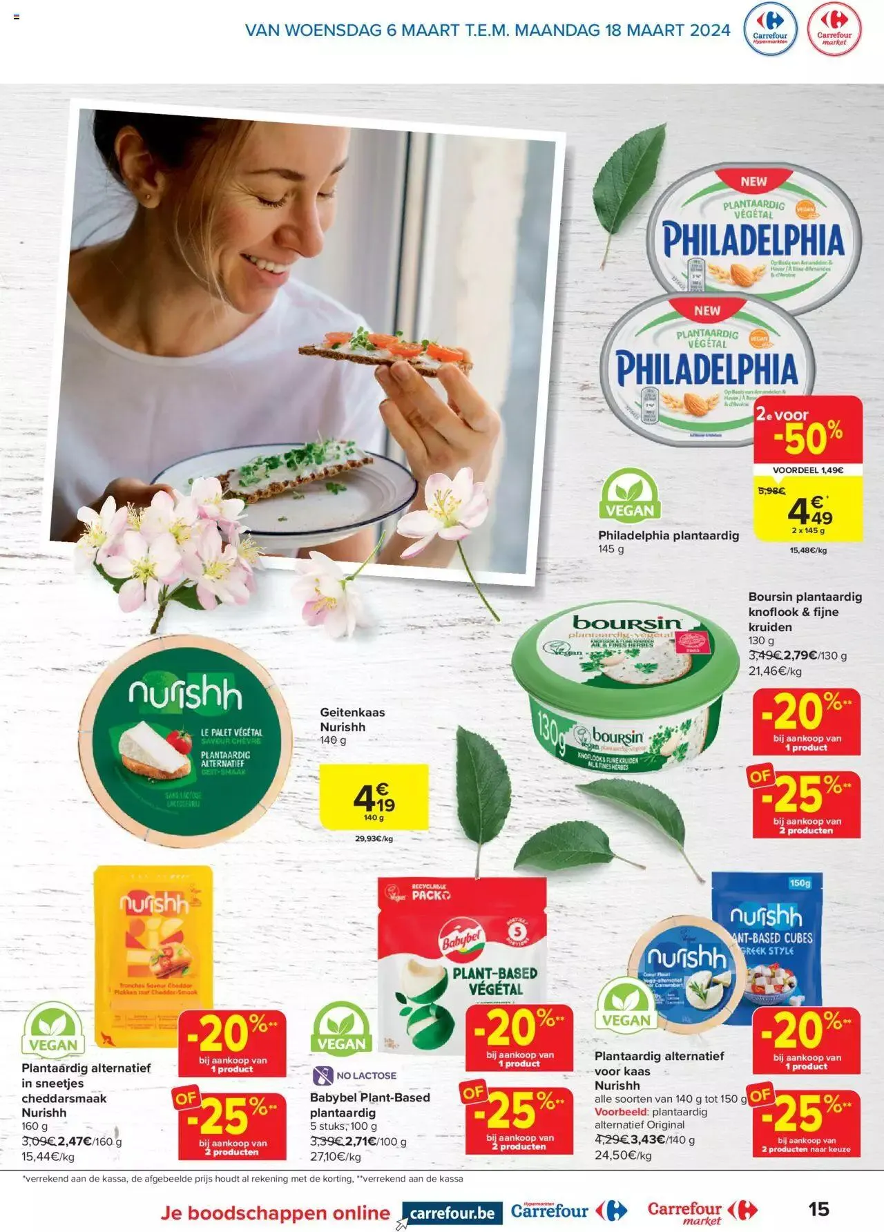 Carrefour Veggie Special van 18 maart tot 11 maart 2024 - folder pagina 15