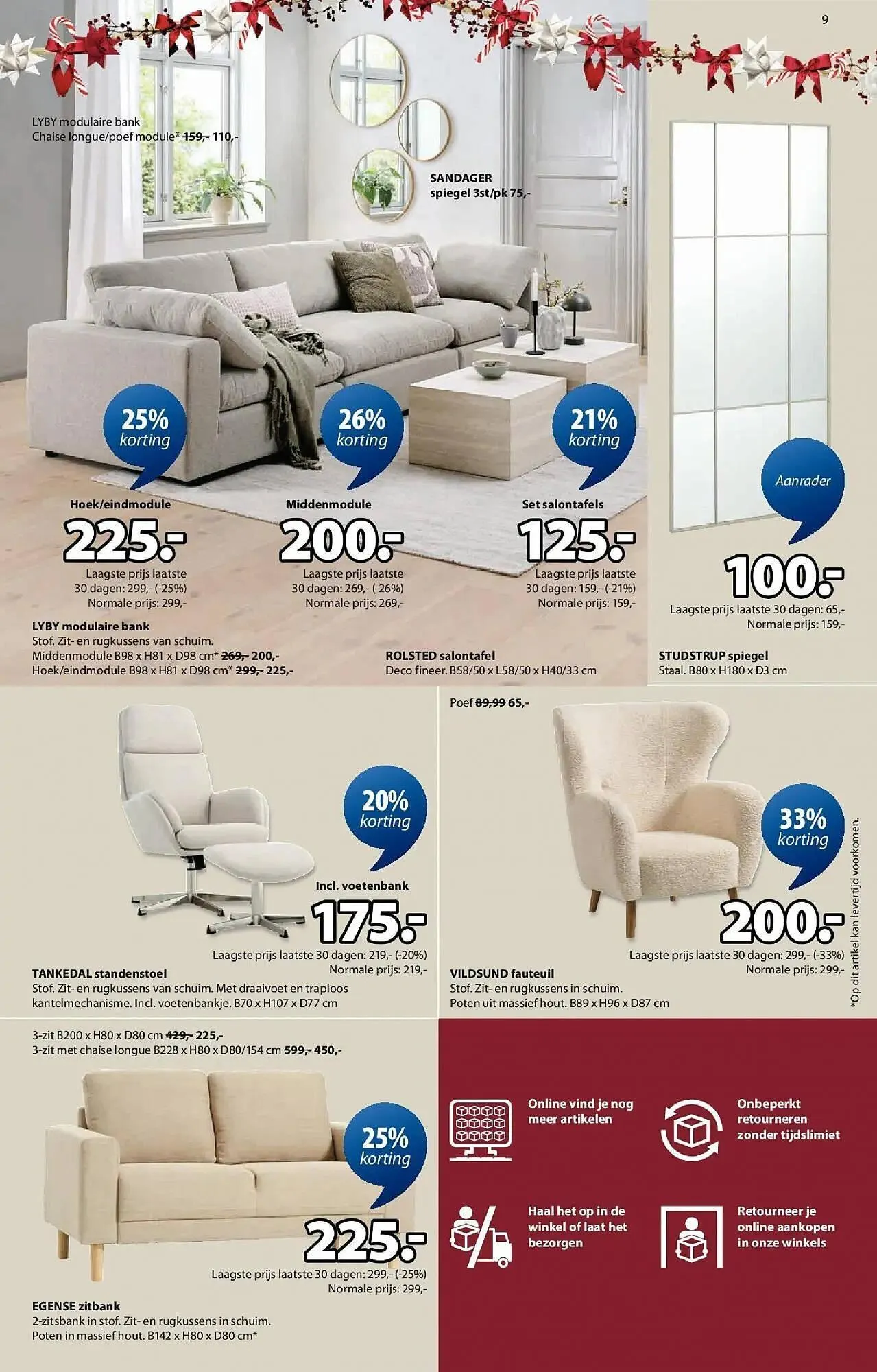 Jysk folder van 7 december tot 1 januari 2026 - folder pagina 9