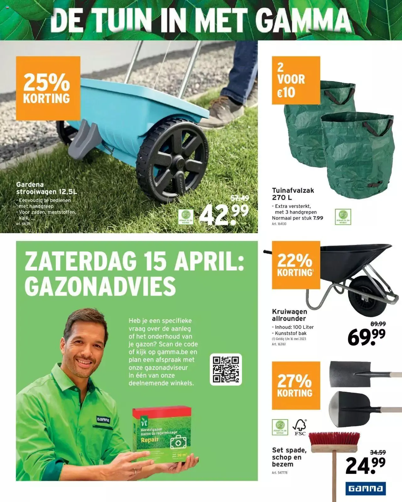 GAMMA folder van 11 april tot 31 december 2023 - folder pagina 13