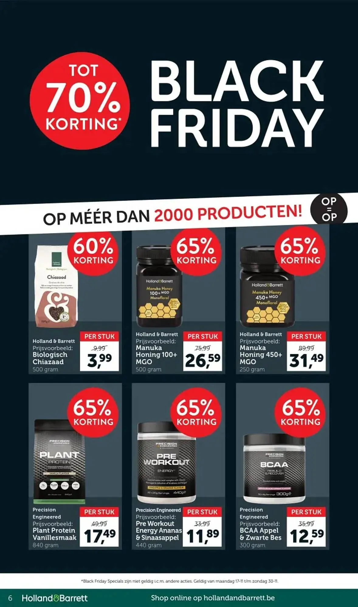 Holland & Barrett folder van 17 november tot 30 november 2025 - folder pagina 6