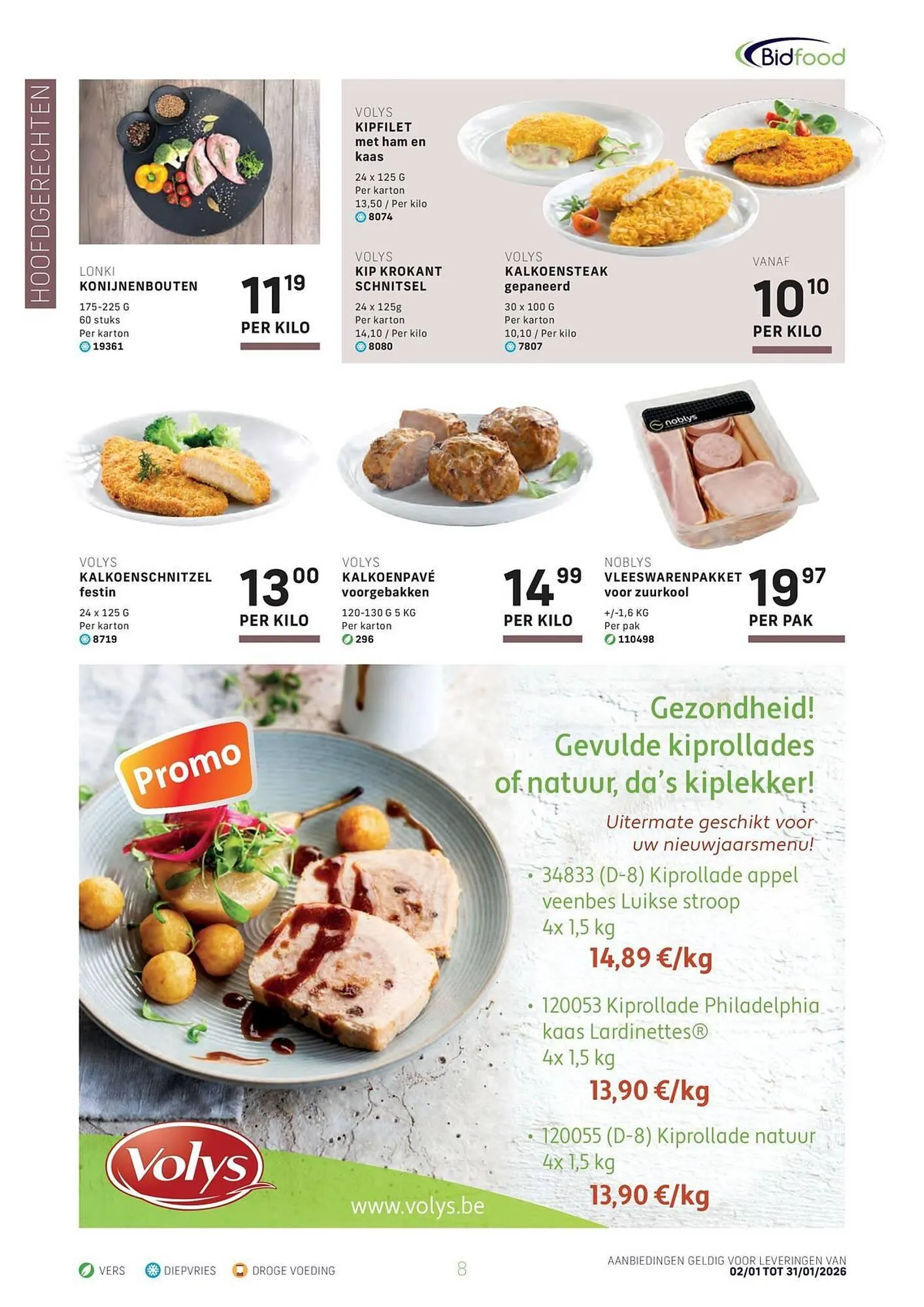 Bidfood magazine van 2 januari tot 31 januari 2026 - folder pagina 8