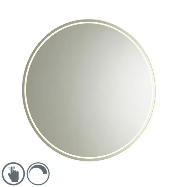 Moderne badkamerspiegel 80 cm incl. LED dimbaar - Sebas