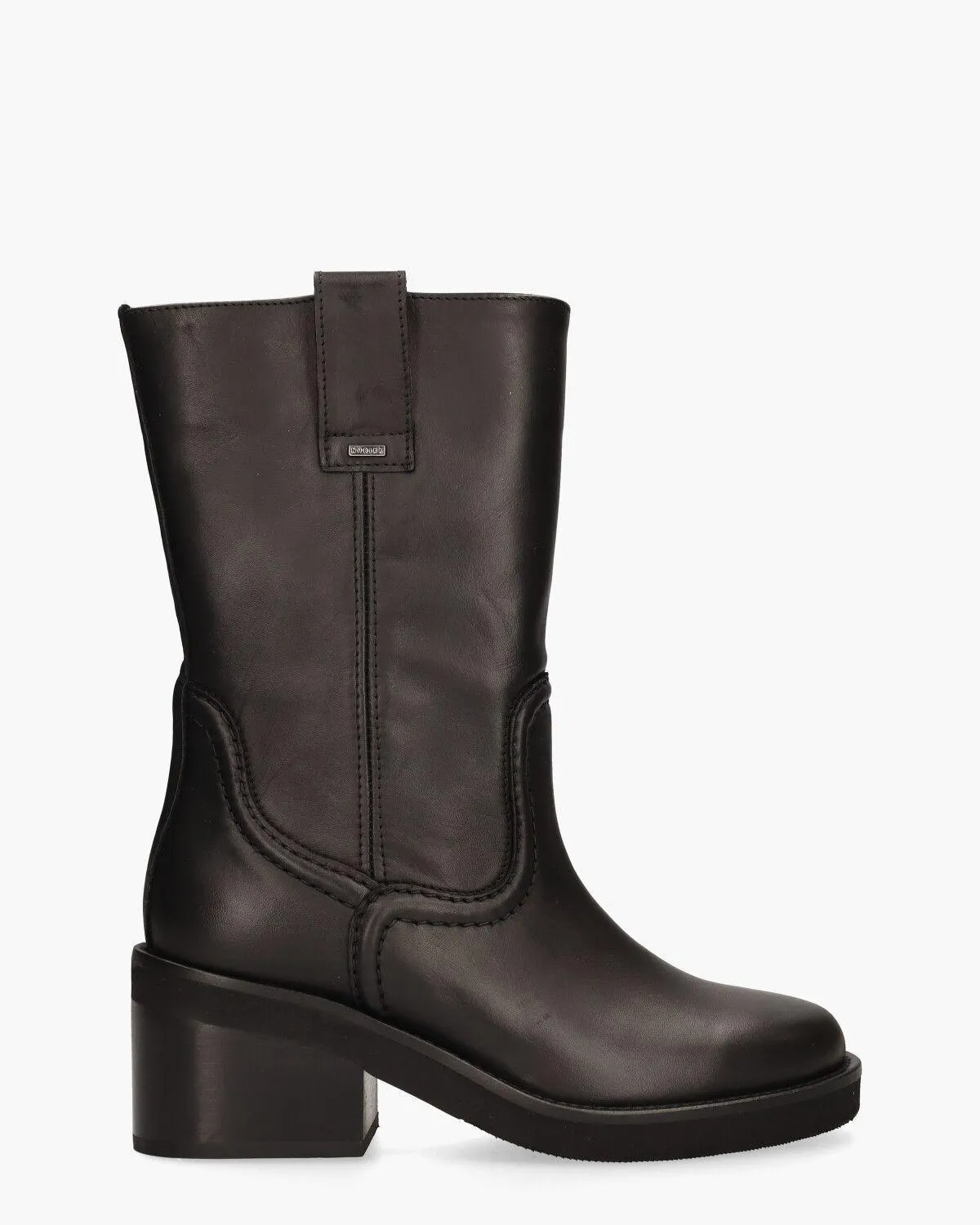 Cassy Slouch Zwart Damesboots