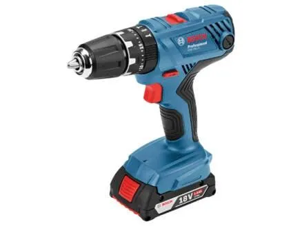 Bosch Professional GSB 18V-21 accu klopboorschroefmachine 18V + 2 accu's + 63 accessoires
