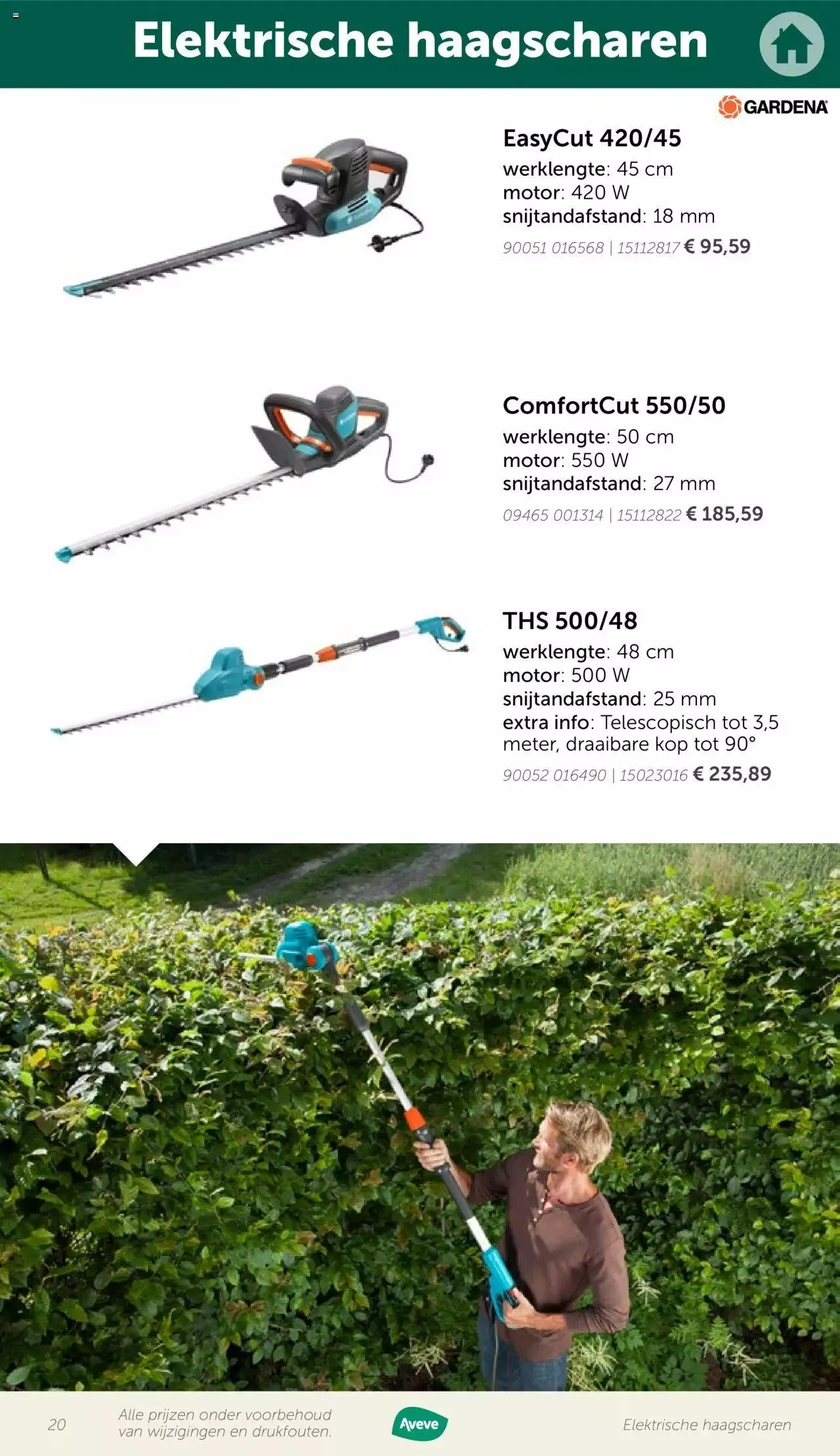 Aveve folder - Gids tuinmachines van 12 mei tot 31 december 2023 - folder pagina 20