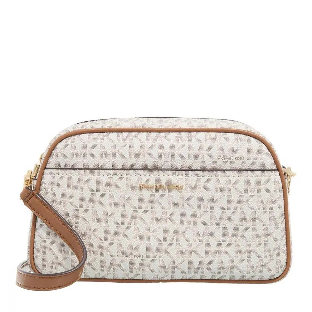 Beige Canvas Crossbody bag