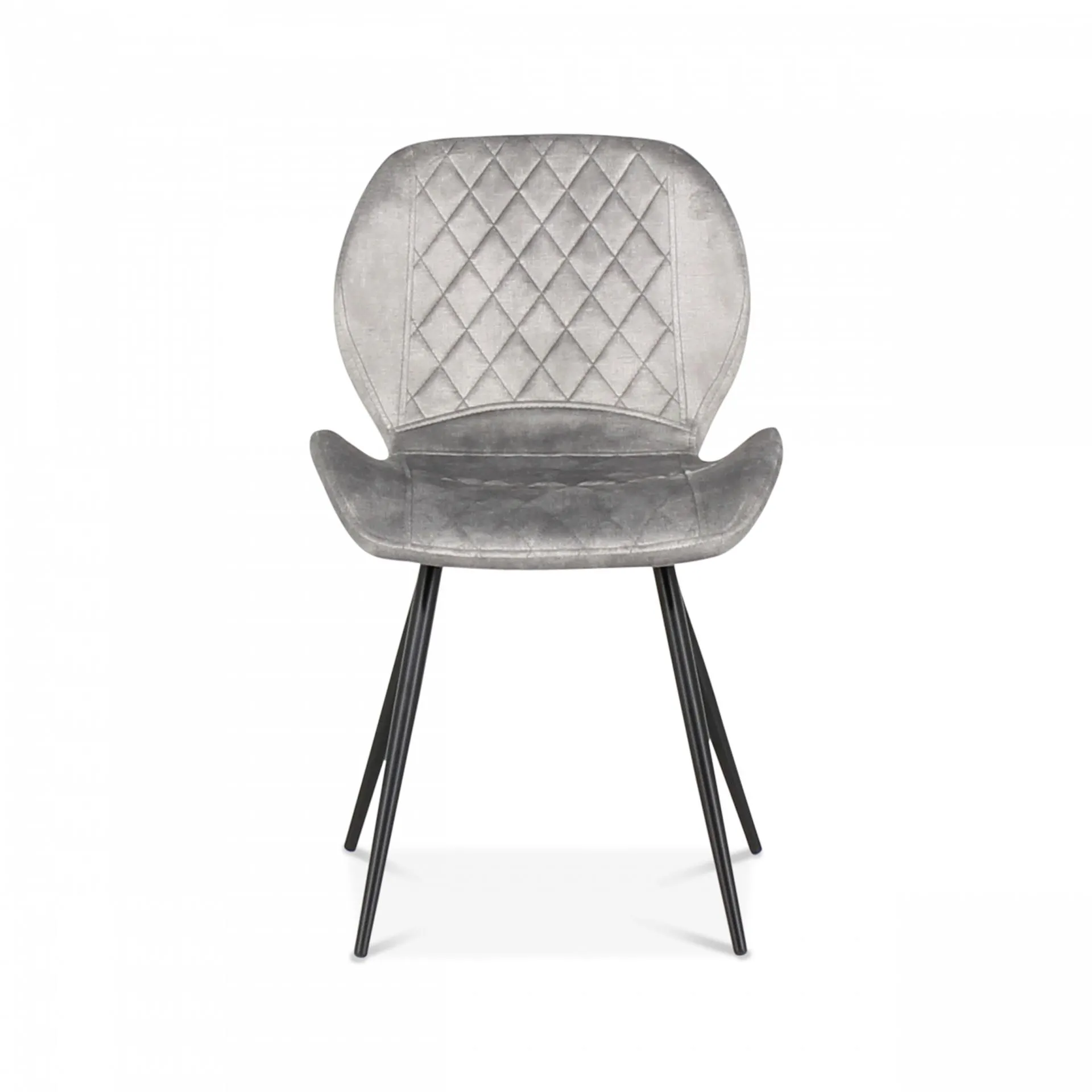 Stoel BARBARA Vintage Velvet Grey