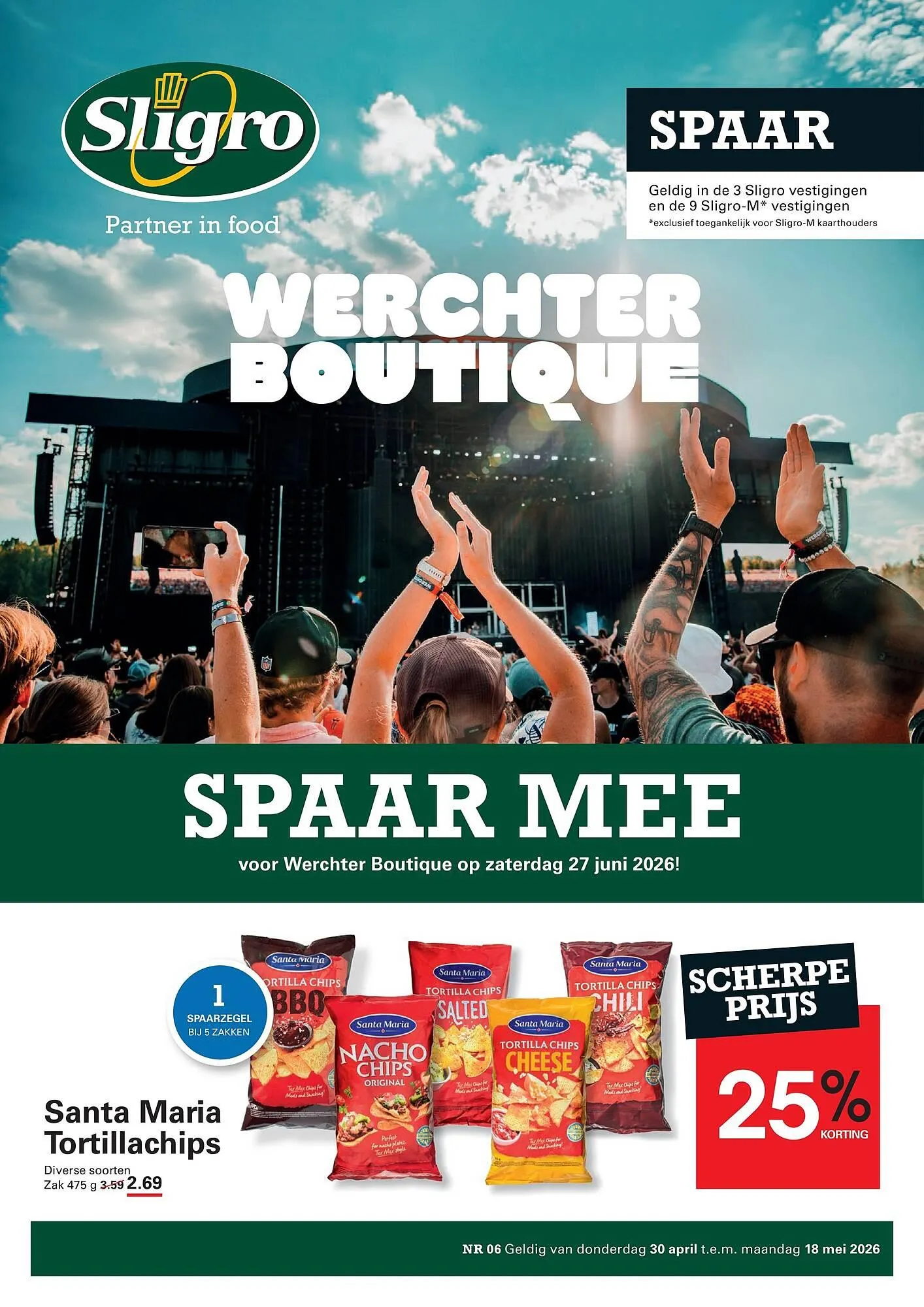 Sligro folder van 30 april tot 18 mei 2026 - folder pagina 1