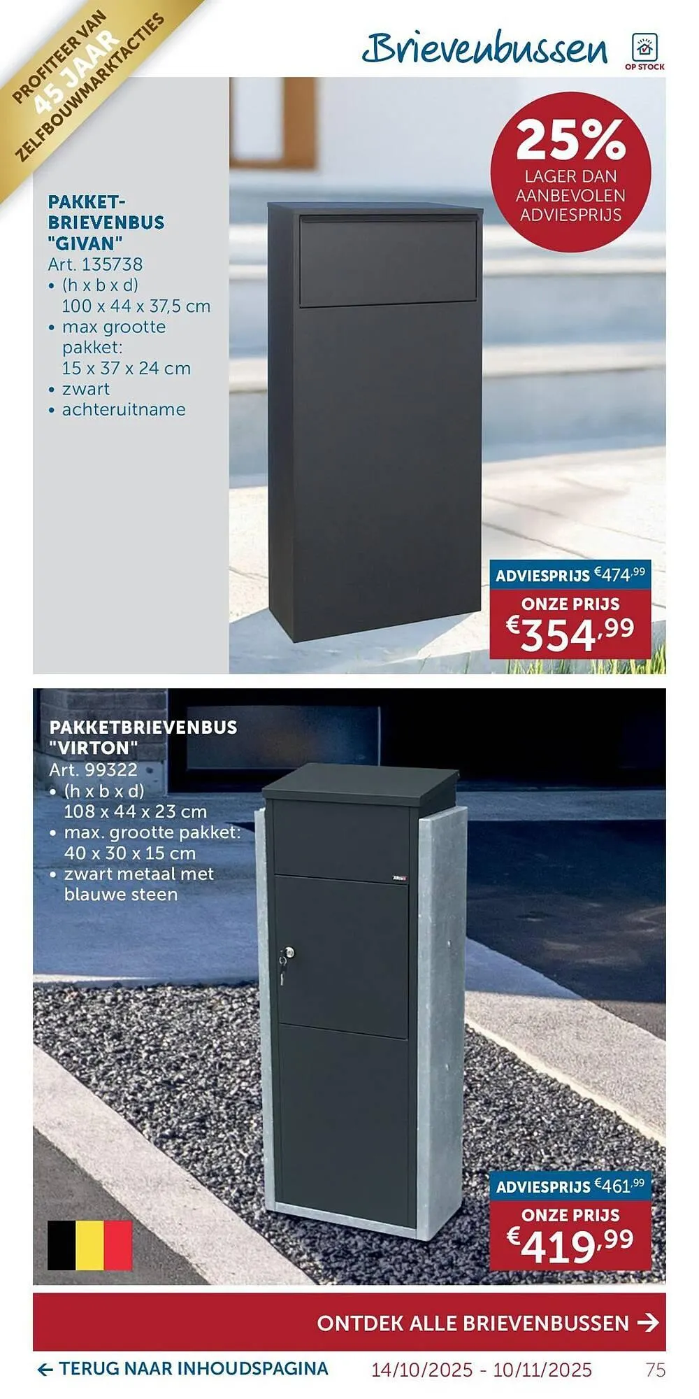 Zelfbouwmarkt folder van 14 oktober tot 10 november 2025 - folder pagina 75