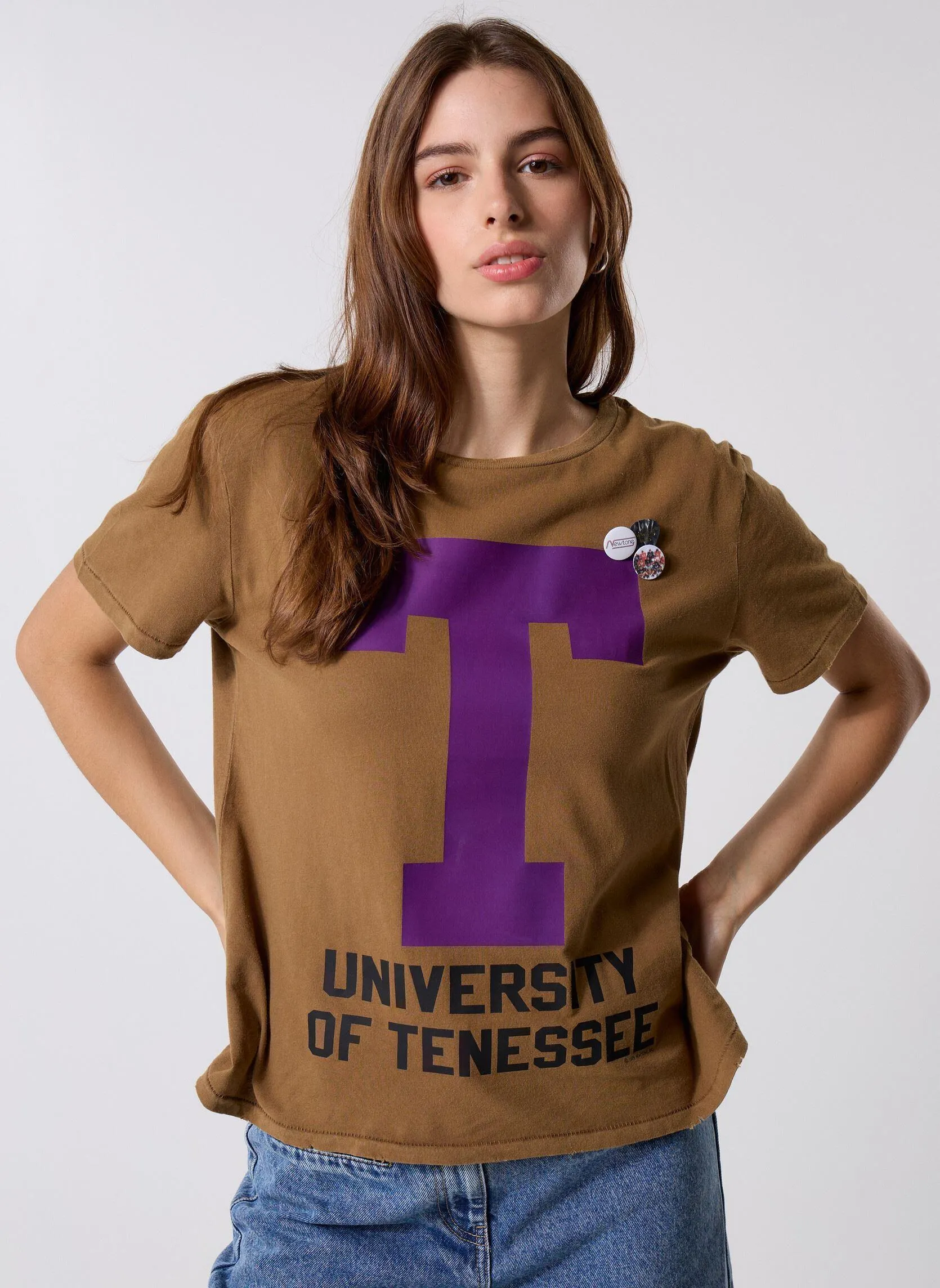 T-shirts met korte mouwen TSHIRT STARLIGHT LETTERS dames roze