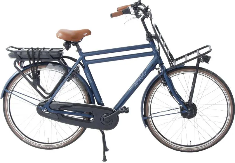 AMIGO E-Strong T2 28 Inch Heren 3V Rollerbrake Donkerblauw
