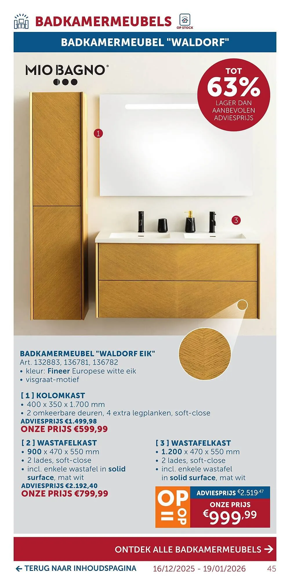 Zelfbouwmarkt folder van 15 december tot 19 januari 2026 - folder pagina 45