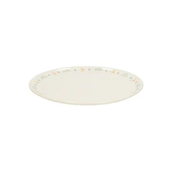 Ontbijtbord, steengoed, strooitakje, Ø23 cm