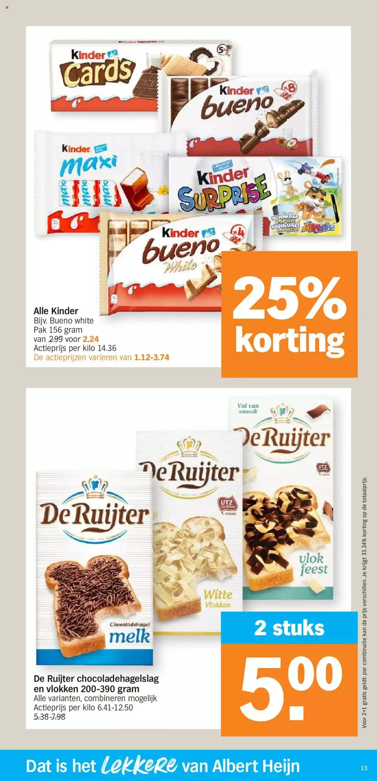 Albert Heijn folder week / de la semaine 18 van 5 mei tot 31 december 2024 - folder pagina 13