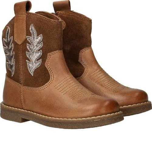 IK-KE Westernboots Cognac Meisjes