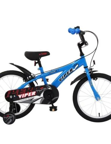 VIPER KINDERFIETS 18 INCH BLAUW 2 REMMEN
