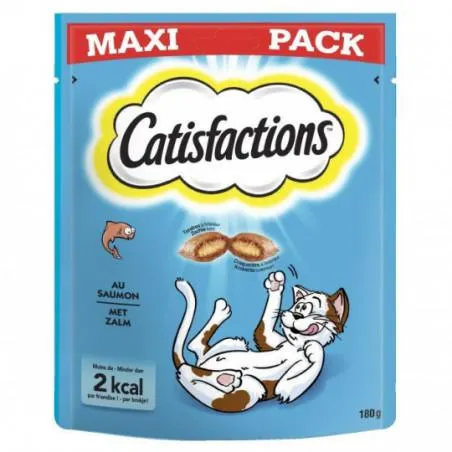 Catisfactions Chat Friandises Au Saumon Maxi Pack 180 G