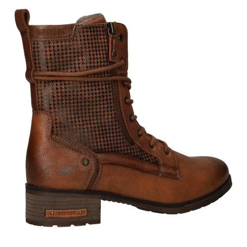 Mustang Veterboots Cognac Dames