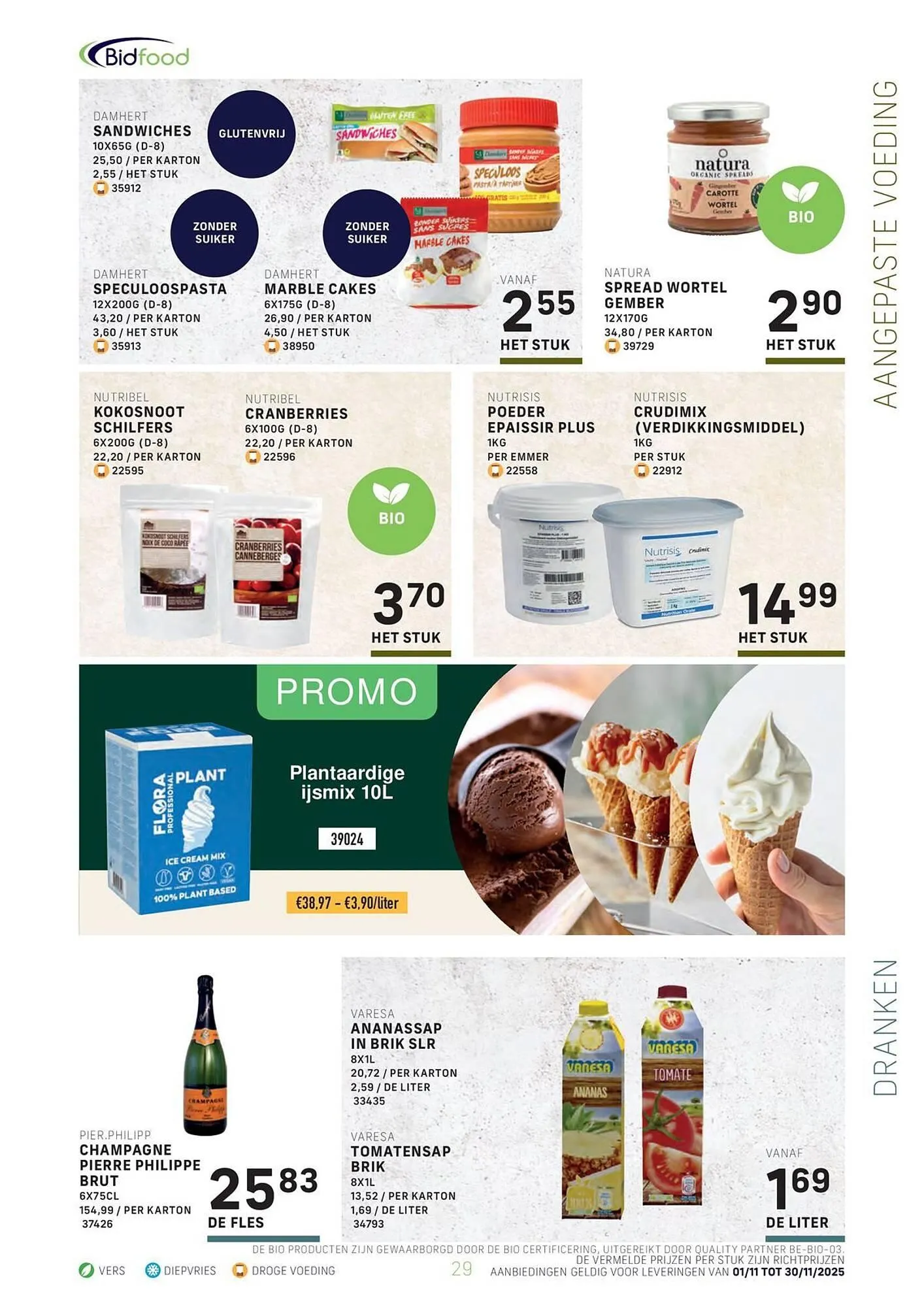 Bidfood folder van 31 oktober tot 30 november 2025 - folder pagina 29