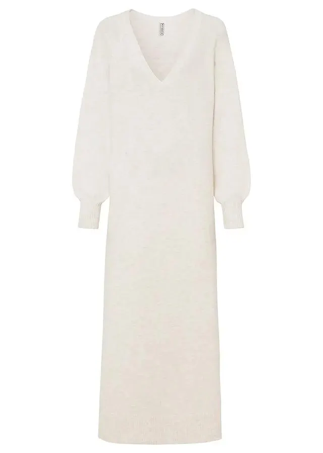 Robe midi oversize en maille