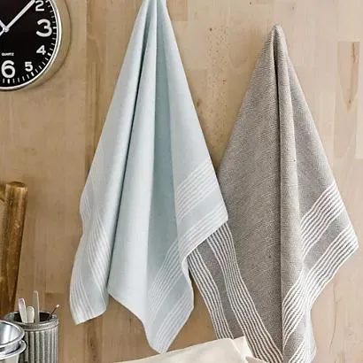 Keukenhanddoeken katoen 50 x 70 cm visgraat, set van 3