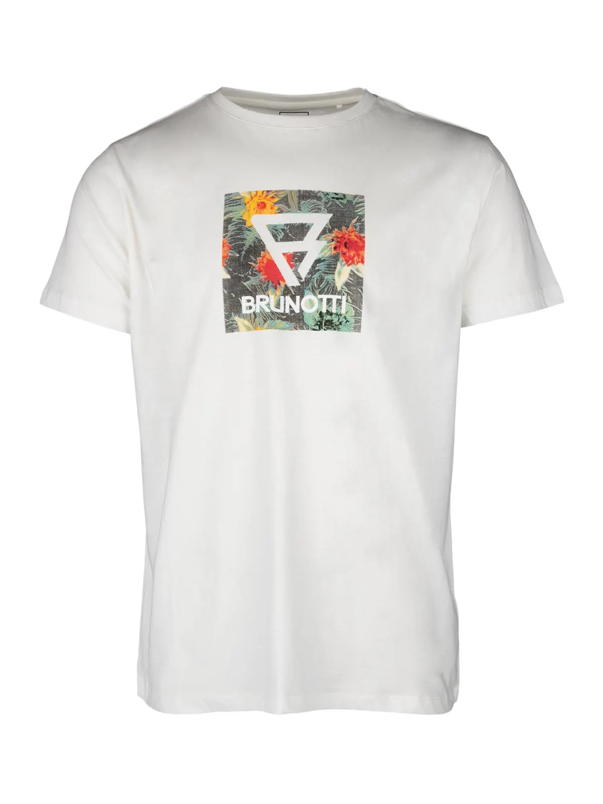 Jahn-Logosquare Men T-Shirt | White