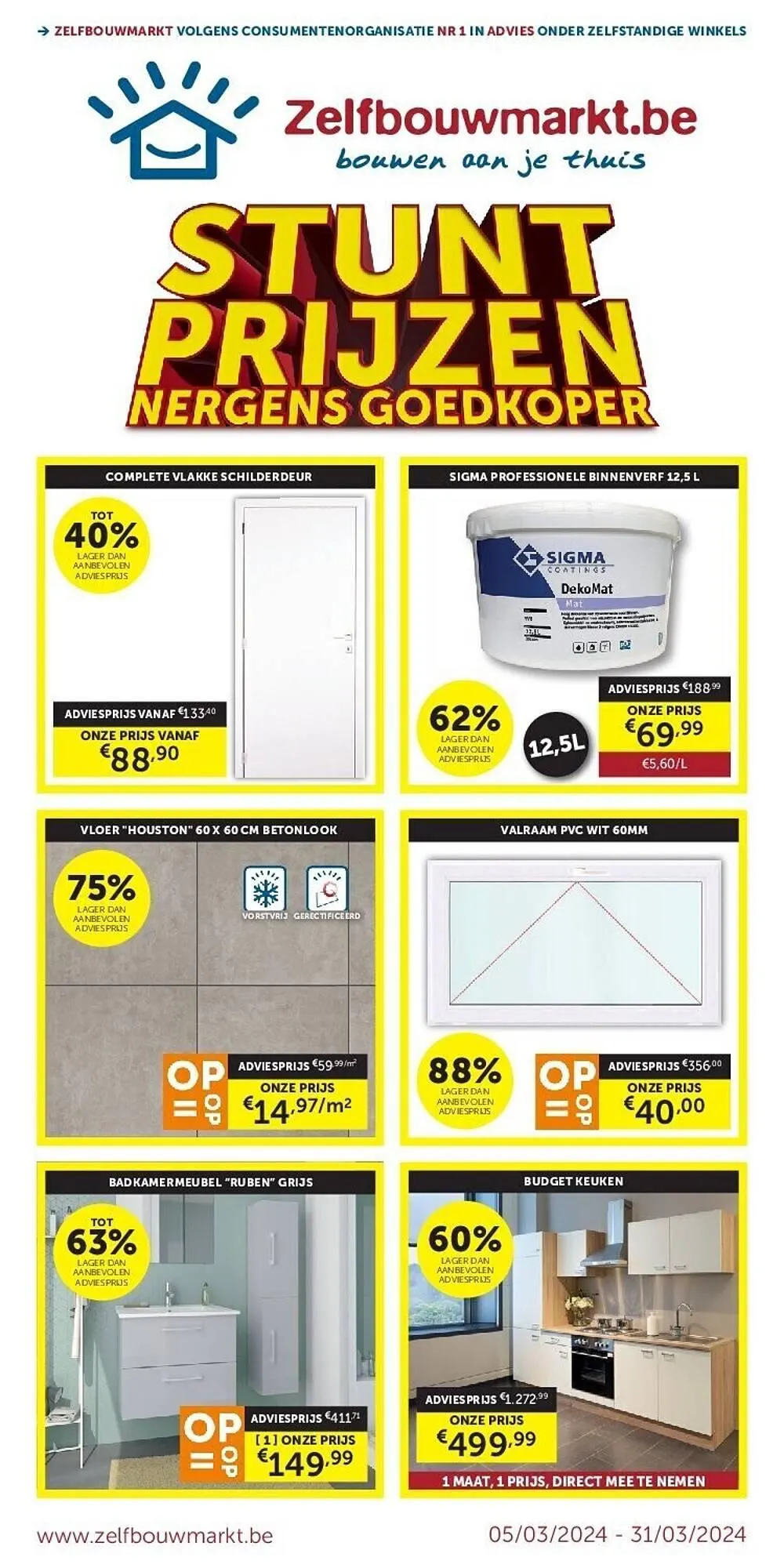 Zelfbouwmarkt folder van 5 maart tot 31 maart 2024 - folder pagina 